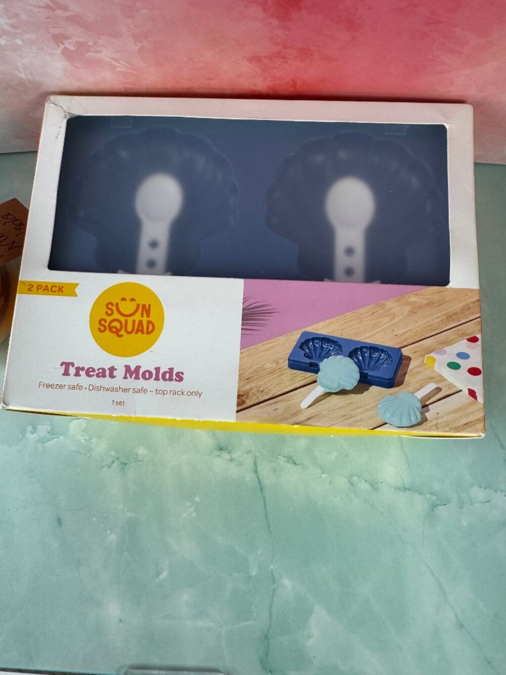 ★ Sun Squad Seashell Treat Molds 2 Pack Popsicle Ice Cream Mold Set - Picture 3 of 7